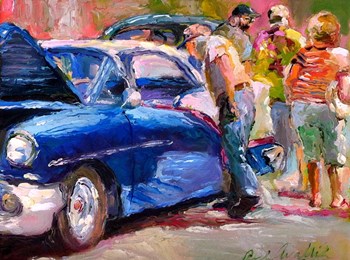 Olds by Richard Wallich art print