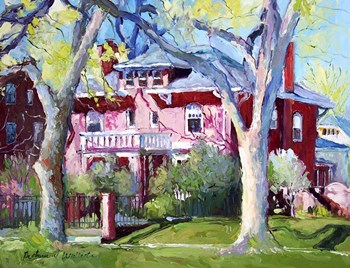 Mansion 1 by Richard Wallich art print