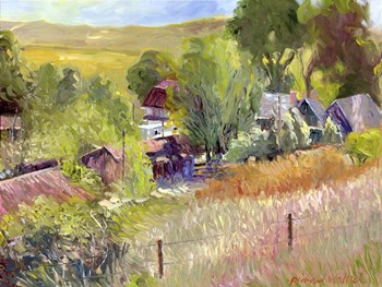 Rooney Ranch by Richard Wallich art print