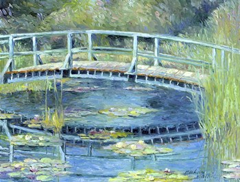 Botanical Garden Lilies by Richard Wallich art print