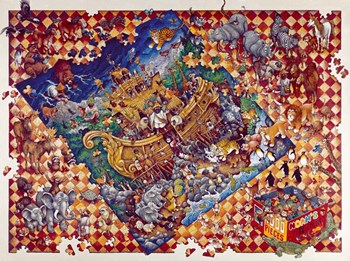 Noah&#39;s Puzzlement by Bill Bell art print