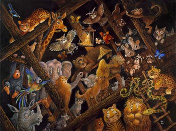 Stormy Night by Bill Bell art print