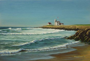 Watch Hill Light by Bruce Dumas art print