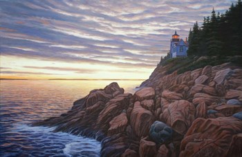 Bass Harbor Light by Bruce Dumas art print