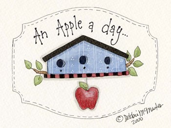 An Apple A Day... by Debbie McMaster art print