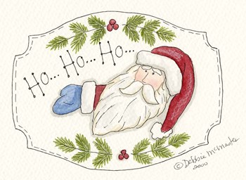 Ho...Ho...Ho... by Debbie McMaster art print