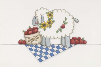 Country Sheep by Debbie McMaster art print