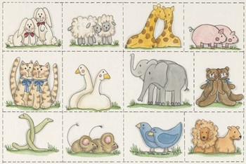 Two By Two by Debbie McMaster art print