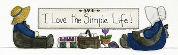 I Love The Simple Life by Debbie McMaster art print