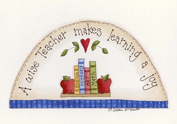 A Wise Teacher by Debbie McMaster art print