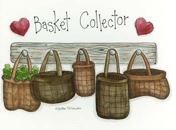 Basket Collector by Debbie McMaster art print