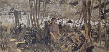 Weapon factory at Lyon: the Turns, 1916-1917 by Edouard Vuillard art print