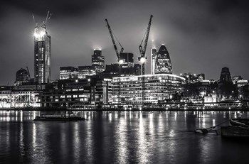 London at Night by Giuseppe Torre art print