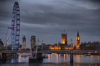 From Waterloo Bridge by Giuseppe Torre art print