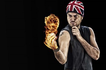 Union Jack by Giuseppe Torre art print