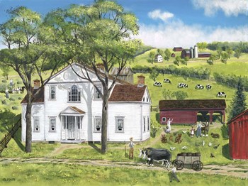 Grand Daughters Visit by Bob Fair art print