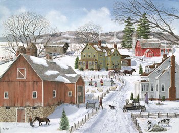Life on the Farm by Bob Fair art print