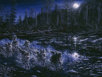 Midnight Pursuit by Jeff Tift art print