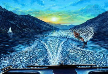 L. Chelan by Jeff Tift art print