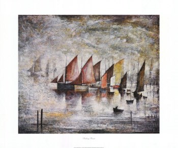 Sailing Boats by Lawrence Stephen Lowry art print