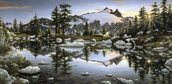 Alpenglow by Jeff Tift art print