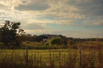 Rusty Barn At Sunset by Jai Johnson art print