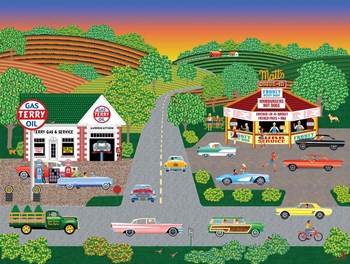 Edge Of Town by Mark Frost art print