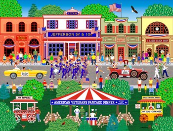 Home For The 4Th Of July by Mark Frost art print