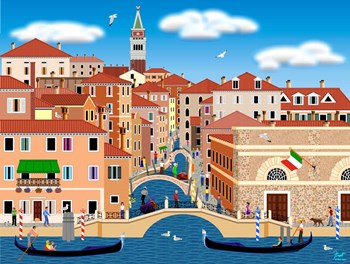 Dream of Venice by Mark Frost art print