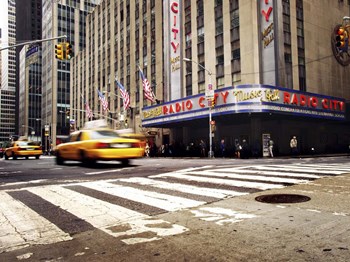 NYC Radio City by Nina Papiorek art print