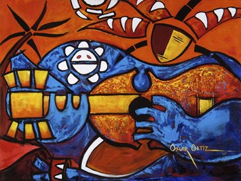 Jester by Oscar Ortiz art print