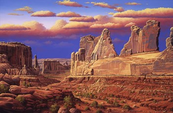 Blue Horizon by R.W. Hedge art print