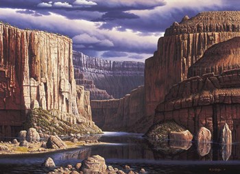 Return To Earth by R.W. Hedge art print