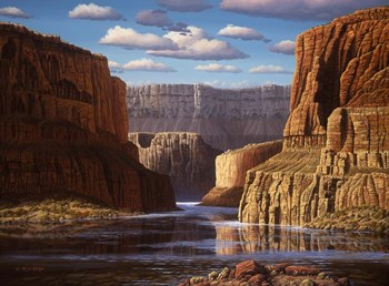 Pristine Sanctuary by R.W. Hedge art print