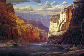 The Gallery Merge by R.W. Hedge art print