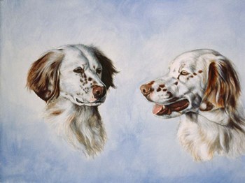 Pair of Dogs by Rusty Frentner art print