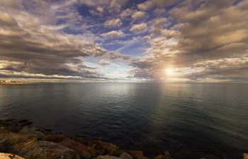 Sunlight St Cyp by Sebastien Lory art print