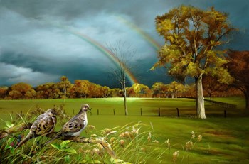 Cades Cove Rainbow by Spencer Williams art print