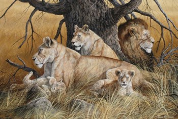 African Family by Trevor V. Swanson art print