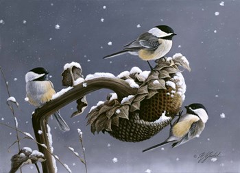 Winter Trio by Wilhelm J. Goebel art print