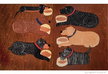 Dinner Time by Stephen Huneck art print