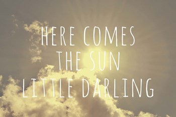 Here Comes The Sun by Vintage Skies art print