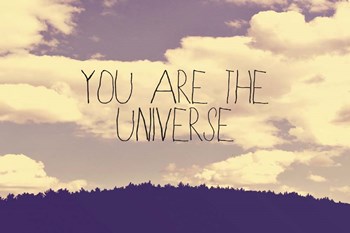 You Are The Universe by Vintage Skies art print