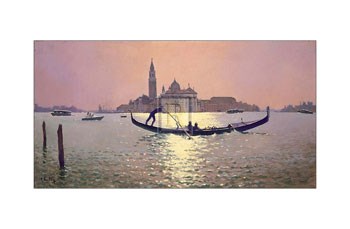 Looking Towards San Giorgio (LE) by Peter Curling art print