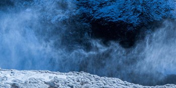 Wintertime by Gullfoss Waterfalls, Iceland by Panoramic Images art print