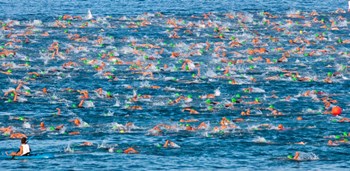 Ford Ironman World Championship, Kailua Kona, Hawaii by Panoramic Images art print