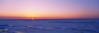 Sunset over Lake Erie, New York State by Panoramic Images art print