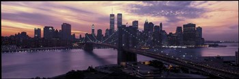 Brooklyn Bridge, Manhattan, New York City by Panoramic Images art print