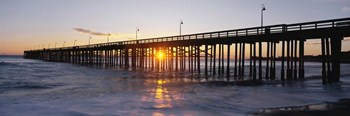 Ventura Pier at Sunset by Panoramic Images art print
