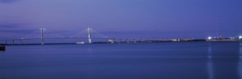 Arthur Ravenel Jr. Bridge, Cooper River, Charleston, South Carolina by Panoramic Images art print